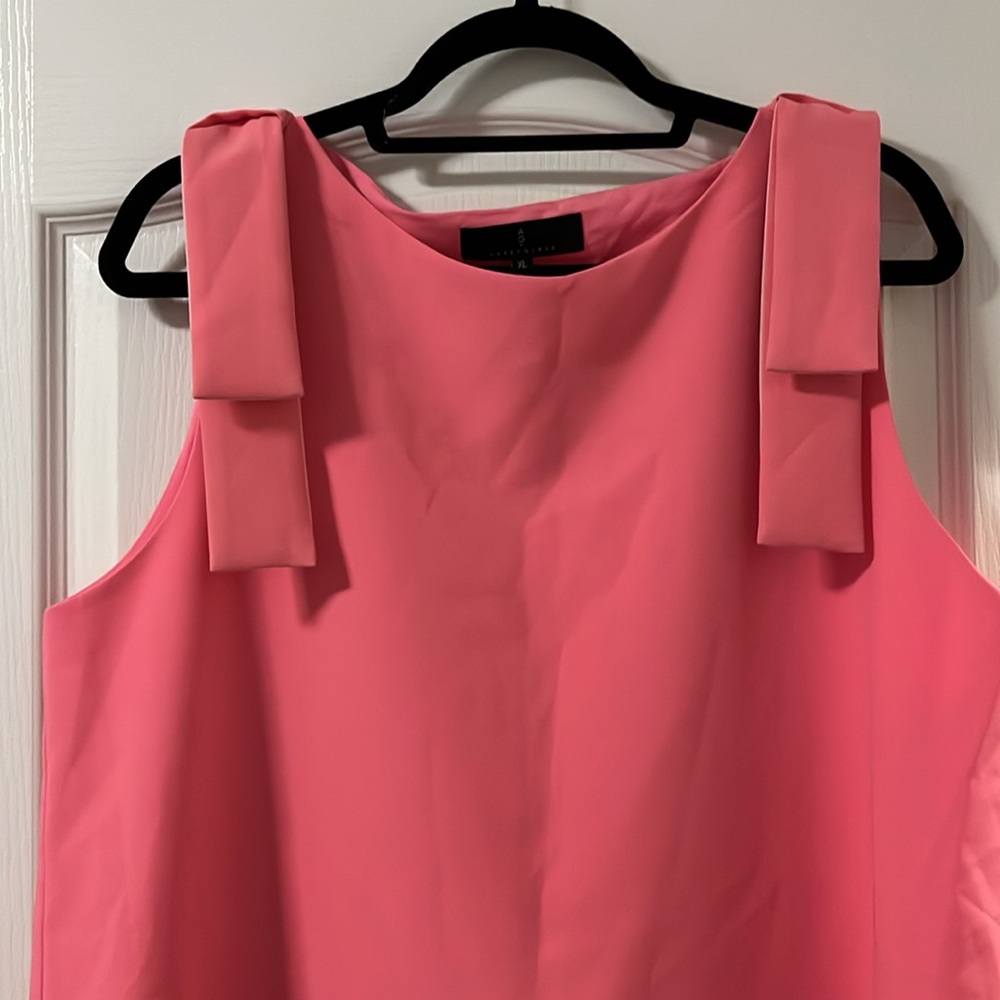 Abbey Glass Pink Tie Shoulder Dress - Picture 4 of 7